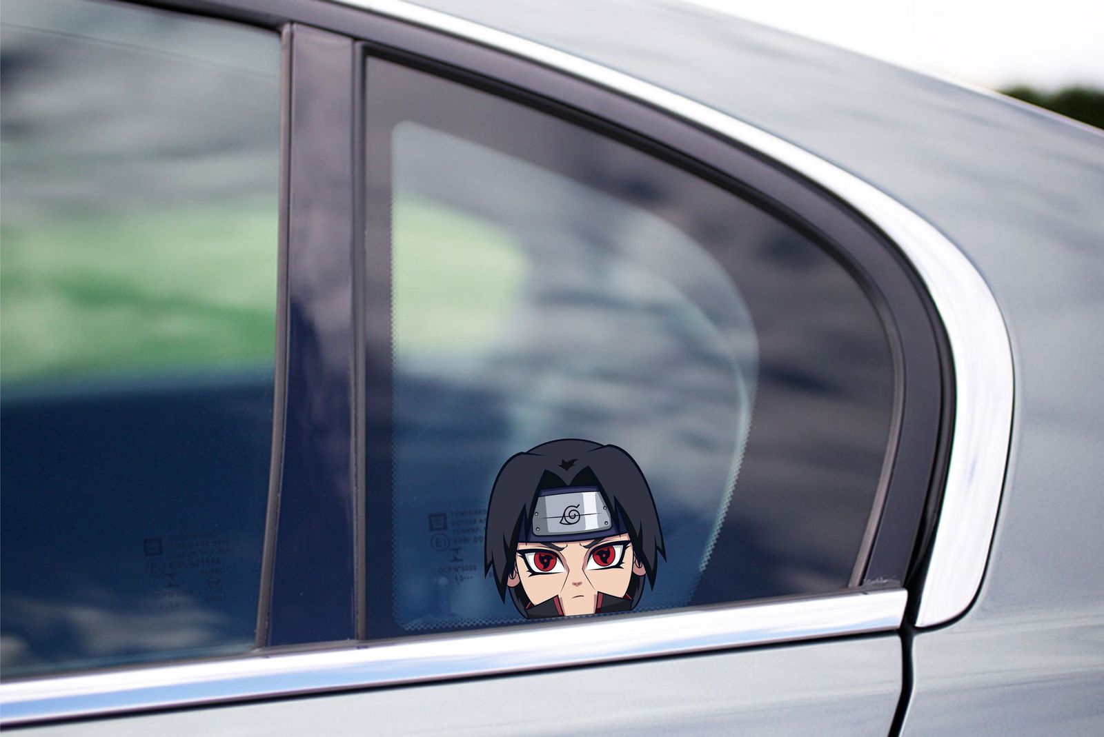 Itachi Uchiha Peeking Car Phone Laptop Window Vinyl Decal Sticker Naruto Anime