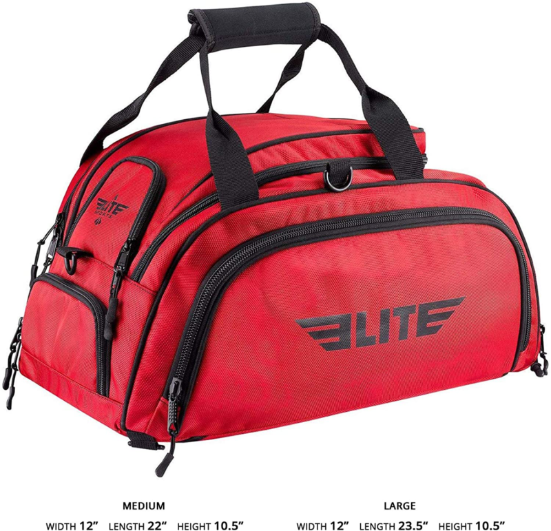 Elite Sports Boxing Gym Duffle Bag For Mma, Bjj, Jiu Jitsu Gear, Duffel