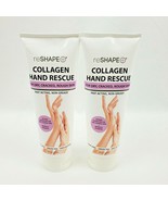2X RESHAPE+ Collagen Hand Rescue Cream For Dry Cracked Rough Skin 8oz each - $27.96