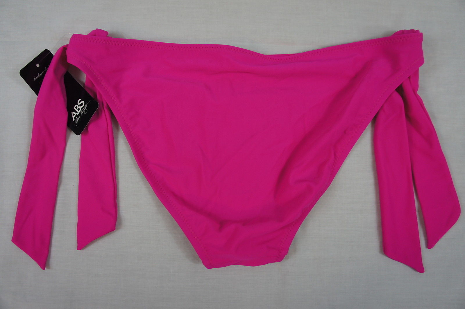 Bikini Bottom ABS By Allen Schwartz Sz 8 Hot Pink Swimwear Bottoms Mix