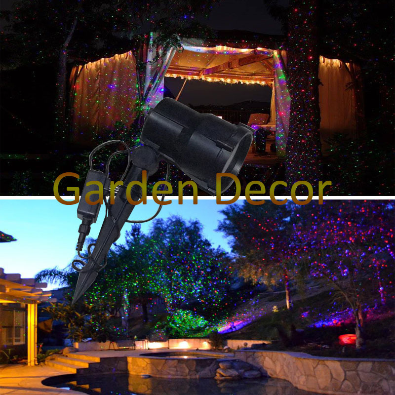 RGB static outdoor garden laser