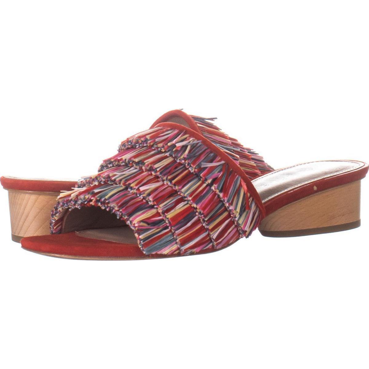tassel slide sandals
