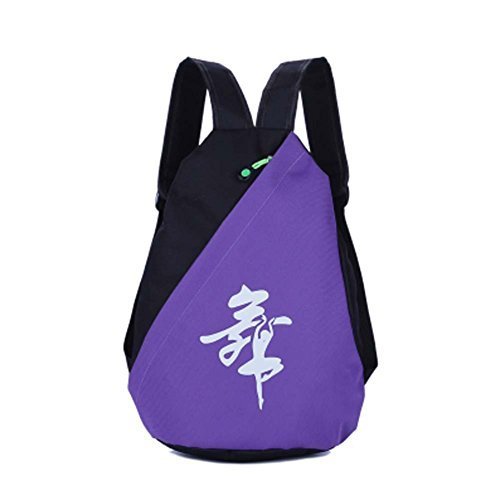 George Jimmy Dance Bags Girls Dance Supply Bag Sport Latin Ballet Bag, Purple Bl
