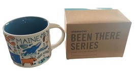 Maine Starbucks Mug Been There Travel State Coffee Cup 14oz New In Box Blue - $58.40