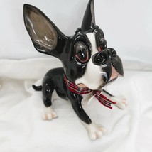 Little Paws Boston Terrier Tarquin Dog Figurine Sculpted Pet 350-LP-TAR Adorable image 1