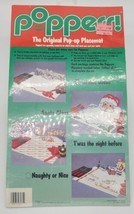 Vintage Christmas Pop Up Placemat Poppers Eileen Hirsch 1989 gift Envelo... - $9.98