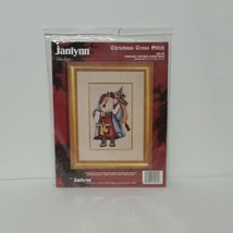 Janlynn Fantasy Father Christmas Cross Stitch Santa With Bag  #89-30 1993 NOS - $24.18