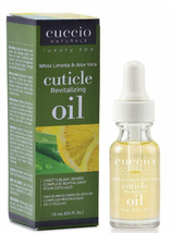 Cuccio Naturale Revitalizing Cuticle Oil - White Limetta & Aloe Vera, .5 ounce