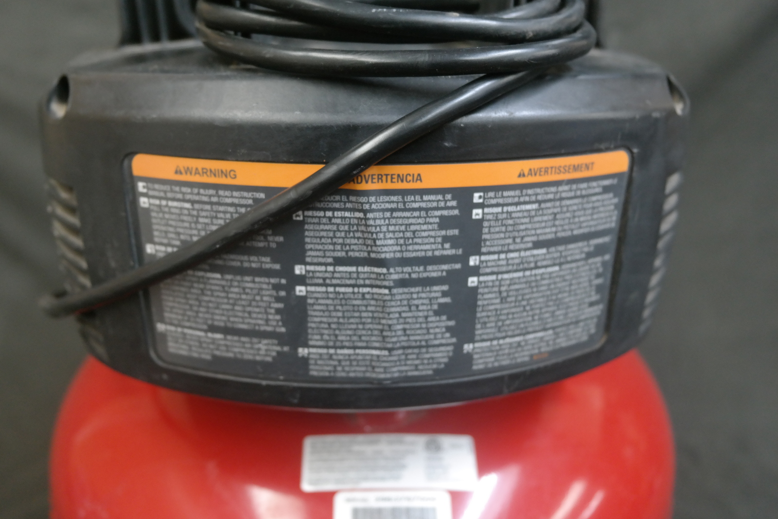 Porter Cable C2002 Oil Free UMC Pancake Compressor Air Compressors