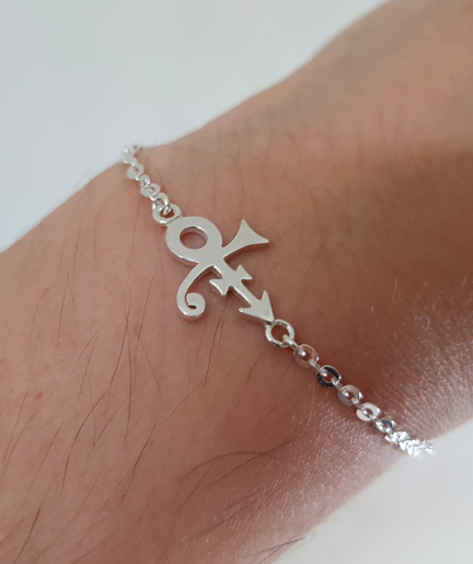 Bracelet - Mini Sideways - Remembrance Symbol - 925 Silver - Handmade