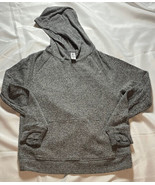 Athleta girls Large 12 hoodie long sleeve thin thumb holes gray  - $14.01