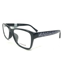 Coach HC 6068F 5002 Black Eyeglasses Frames Square Full Rim Logos 54-16-135 - $68.33