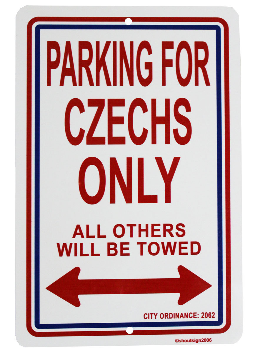 Primary image for Czech Republic Parking Sign