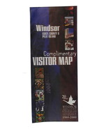 Map Windsor Ontario Canada Essex County Pelee Island 2001 Visitor Map - $9.97