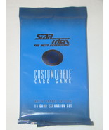 STAR TREK THE NEXT GENERATION - CUSTOMIZABLE CARD GAME - 15 Card Expansi... - $12.00