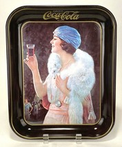 Vintage Original 1973 Coca Cola Party Girl Flapper Serving Tray 1925 Advertised - $22.44