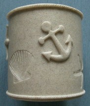 Yankee Candle Beach Shell Coastal Sands Large Jar Candle Holder - NEW Wi... - $30.00