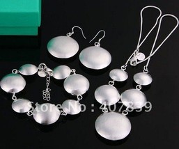 Circ of spheres 925 silver jewelry set FREE SHIP - $21.99