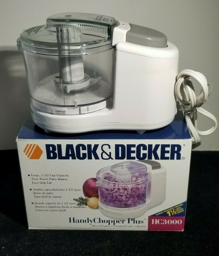 Black & Decker Handy Chopper Plus HC3000 1.5 Cup Electric Mincer