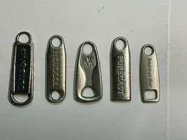 Lot of (5) Assorted Luggage Replacement Zipper Pulls - $8.00