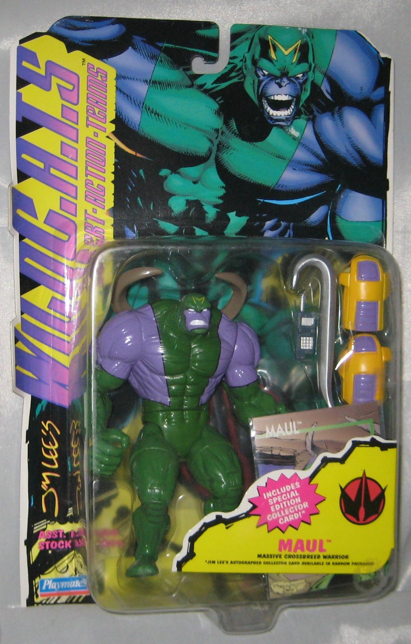 Maul Playmates Wildcats Action Figure NIB Jim Lee Comic Book Heroes
