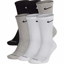 Nike Men's Everyday Plus Cushion Crew Socks (Large, Multi) - $37.19