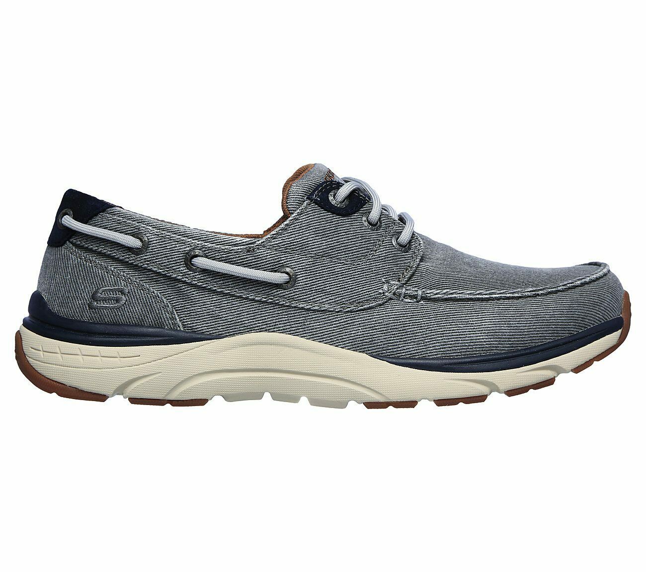 skechers mens canvas slip on