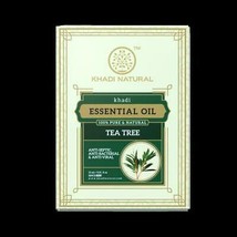 Low Cost Khadi Natural Tea Tree Essential Oil 15ml Ayurvedic Body Face Skin Acne - $13.51