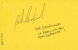 Bob Brudzinski & Charlie Simmer Dual Signed Album Page RR LOA image 2