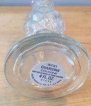 70s Avon Pressed Clear Glass candleholder/cologne bottle (Charisma) image 3