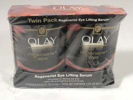 OLAY Regenerist Eye Lifting Serum Twin 2 Pack 0.5 FL OZ 15 ml 1 FL Oz 30... - $79.19