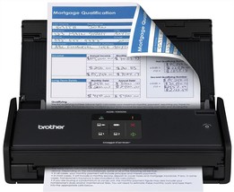 Brother ADS1000W Compact Color Desktop Scanner with Duplex and Wireless, Black - $649.97