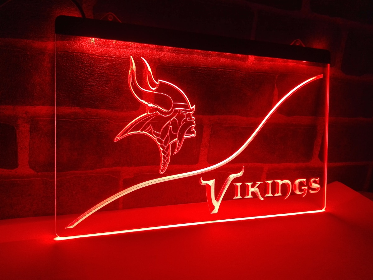 vikings led sign