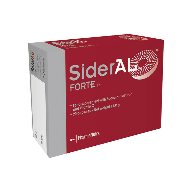 Primary image for SiderAl Forte 20 capsules to improve iron level It contains iron and vitamin C
