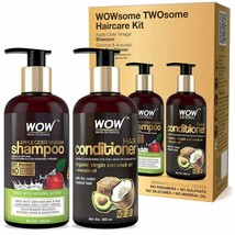 WOW Apple Cider Vinegar Shampoo and Organic Virgin Coconut oil plus Avac... - $30.50