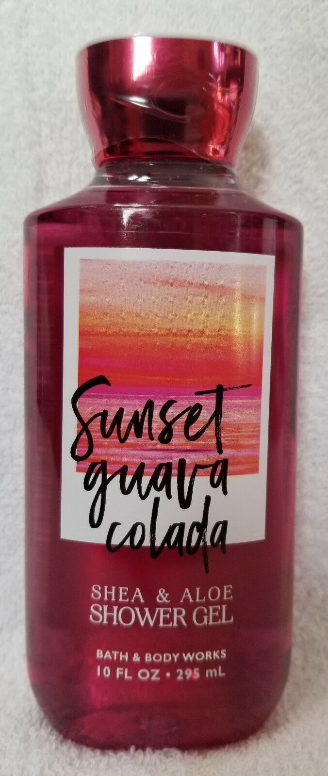 Primary image for Bath & Body Works SUNSET GUAVA COLADA Shea & Aloe Shower Gel 10 oz/295mL New