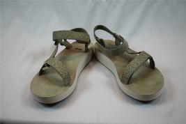 NIB Teva Stone Gray Open Toe Adjustable Strap Sandal 8 M Comfort Walking - £64.64 GBP