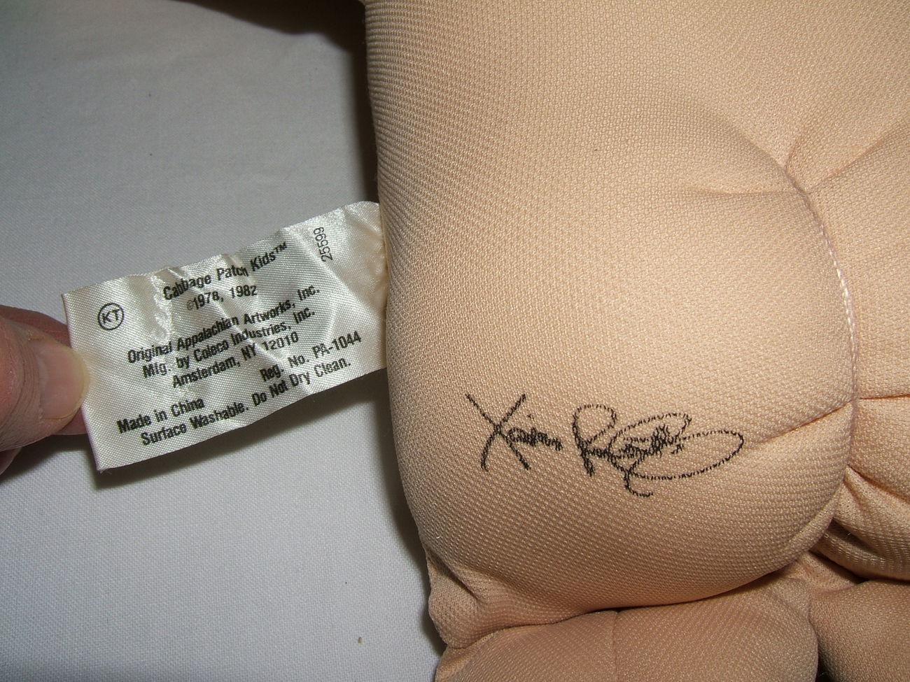 VINTAGE CABBAGE PATCH BOY DOLL BLACK SIGNATURE-NO DATE - Vintage (Pre-1990)