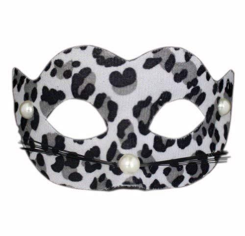 PANDA SUPERSTORE Leopard Print Mask Halloween Party Mask Masquerade ...