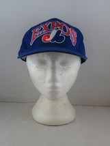 Montreal Expos Hat (VTG) - Oversize Script by Starter IBM  Promo -Adult Gripback - $65.00
