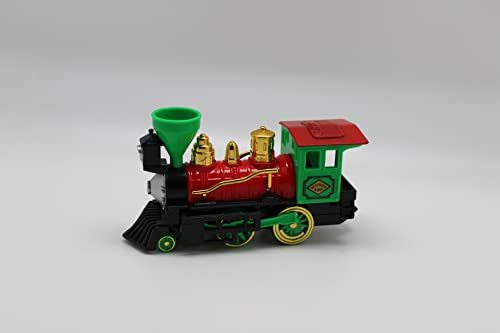 6 Classic Steam Engine Die Cast Pull Back No Box (Red/Green)