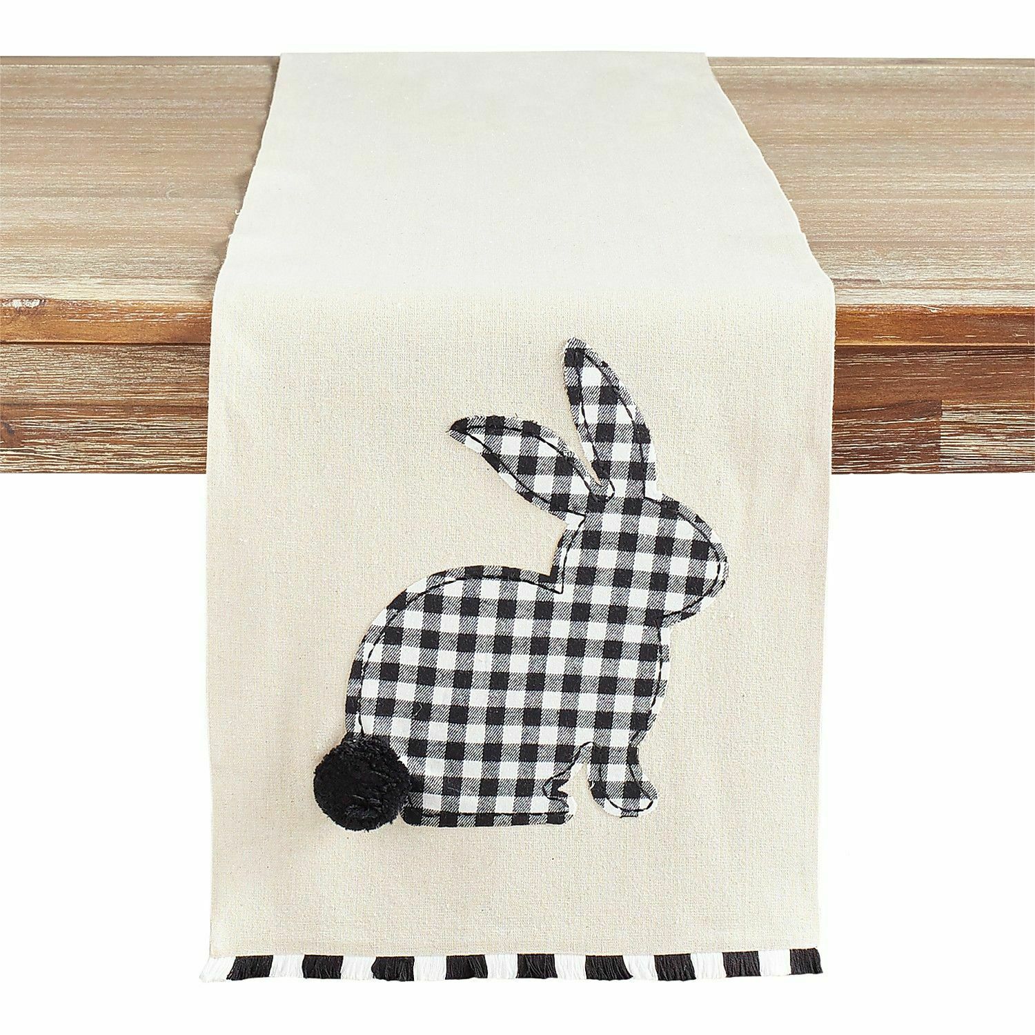 NWT Pier 1 Imports GINGHAM Easter RABBIT Table Runner 13 x 72 Easter