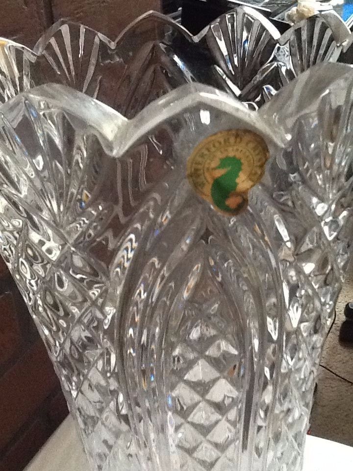 Waterford Crystal Seahorse 14 Footed Vase And 50 Similar Items