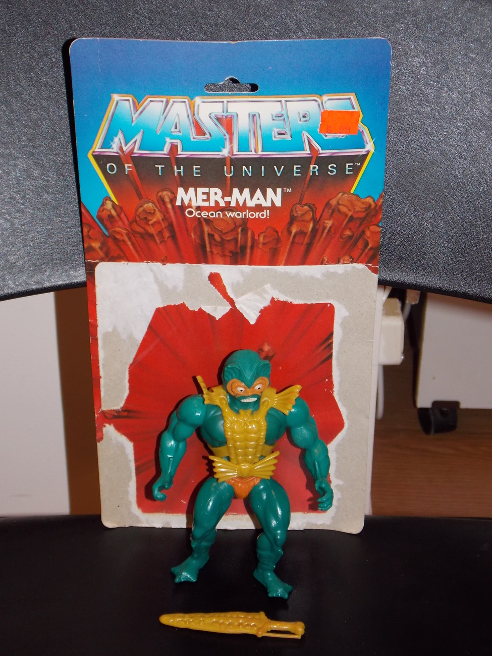 Vintage 1981 Masters Of The Universe Mer-Man Figure Complete With ...