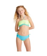 Justice Girls 2 Piece Rouched Front Halter Bikini Swimsuit, Sizes 5-18 - $26.38