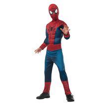 Spiderman Deluxe Muscle Halloween Kids Costume Superhero Fantasia Homem ... - £20.68 GBP
