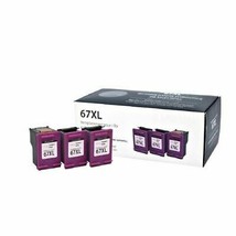 PREMIUM ink - HP 67XL Color - 3x Refills + 1x Prinhead - Compatible Ink ... - $57.86