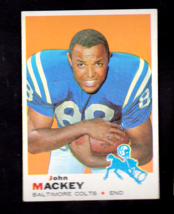 1969 Topps #207 John Mackey Colts  High Grade NM-MT - $14.85