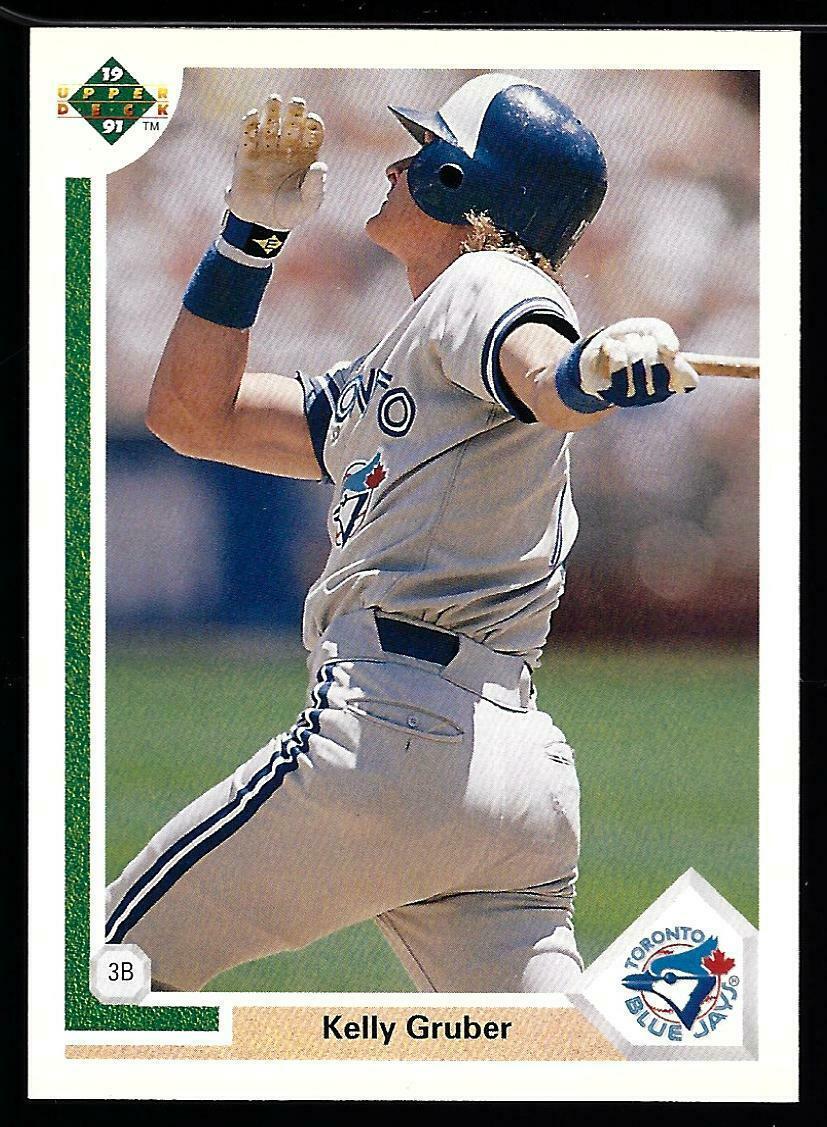 1991 Upper Deck Baseball 374 Kelly Gruber Baseball Cards