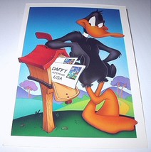Commemorative Unused Prepaid Postcard-Looney Tunes-Daffy Duc - $12.00